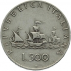Italien 500 Lire 1961 - Schiffe des Columbus